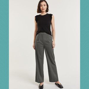 Reitmans NWT Sage Green High Rise Wide Leg Twill Pants